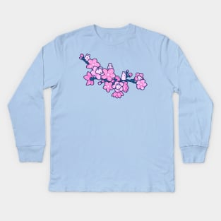 Sakura Bunnies Kids Long Sleeve T-Shirt